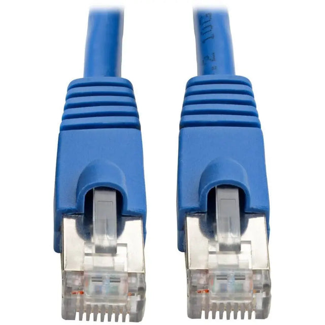 Tripp Lite 1ft Augmented CAT6a Shielded STP Snagless Patch Cable Blue 1' - 1 ft Category 6a Network Cable for Network Device - First End: 1 x RJ-45 Network - Male - Second End: 1 x RJ-45 Network - Mal...  - N262-001-BL EATON