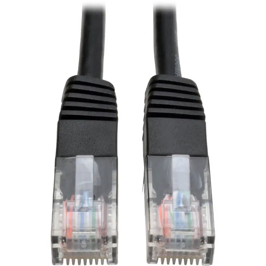 EATON Tripp Lite 1ft Black Cat5e or Cat5 Molded 350Mhz RJ45 UTP Patch Cable 1' - 1ft - Black - N002-001-BK