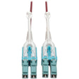 EATON Tripp Lite 1M 10Gb Duplex Multimode Fiber Patch Cable 50/125 OM4 LC/LC LSZH - Fiber Optic for Network Device - 12.50 GB/s - Patch Cable - 3.28 ft - 2 x LC Male Network - 2 x LC Male Network - 50/125 &...  - N821-01M-MG-T