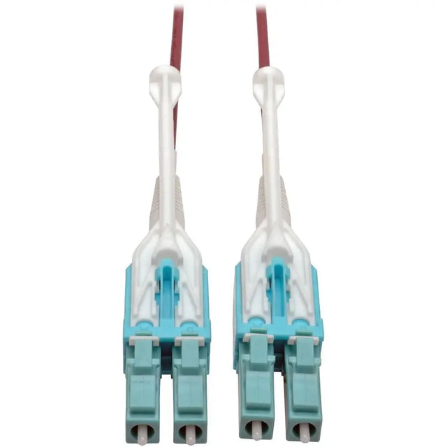 EATON Tripp Lite 1M 10Gb Duplex Multimode Fiber Patch Cable 50/125 OM4 LC/LC LSZH - Fiber Optic for Network Device - 12.50 GB/s - Patch Cable - 3.28 ft - 2 x LC Male Network - 2 x LC Male Network - 50/125 &...  - N821-01M-MG-T