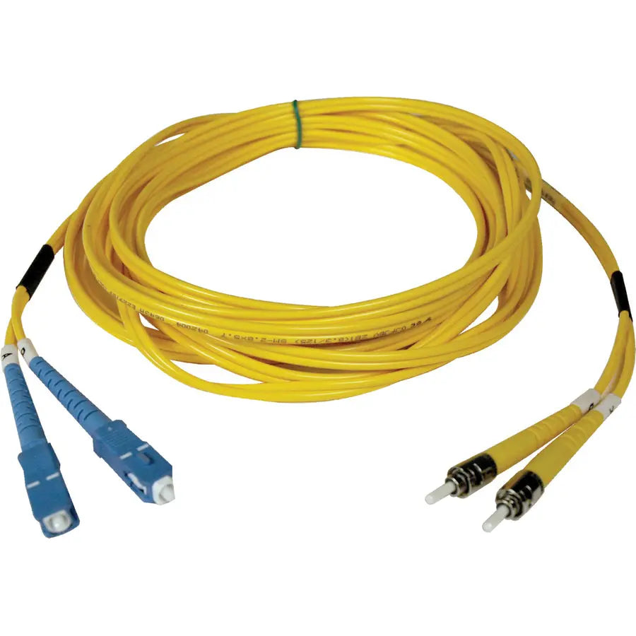 EATON Tripp Lite 1M Duplex Singlemode 9/125 Fiber Optic Patch Cable SC/ST 3' 3ft 1 Meter - SC Male - ST Male - 3.28ft - Yellow - N354-01M