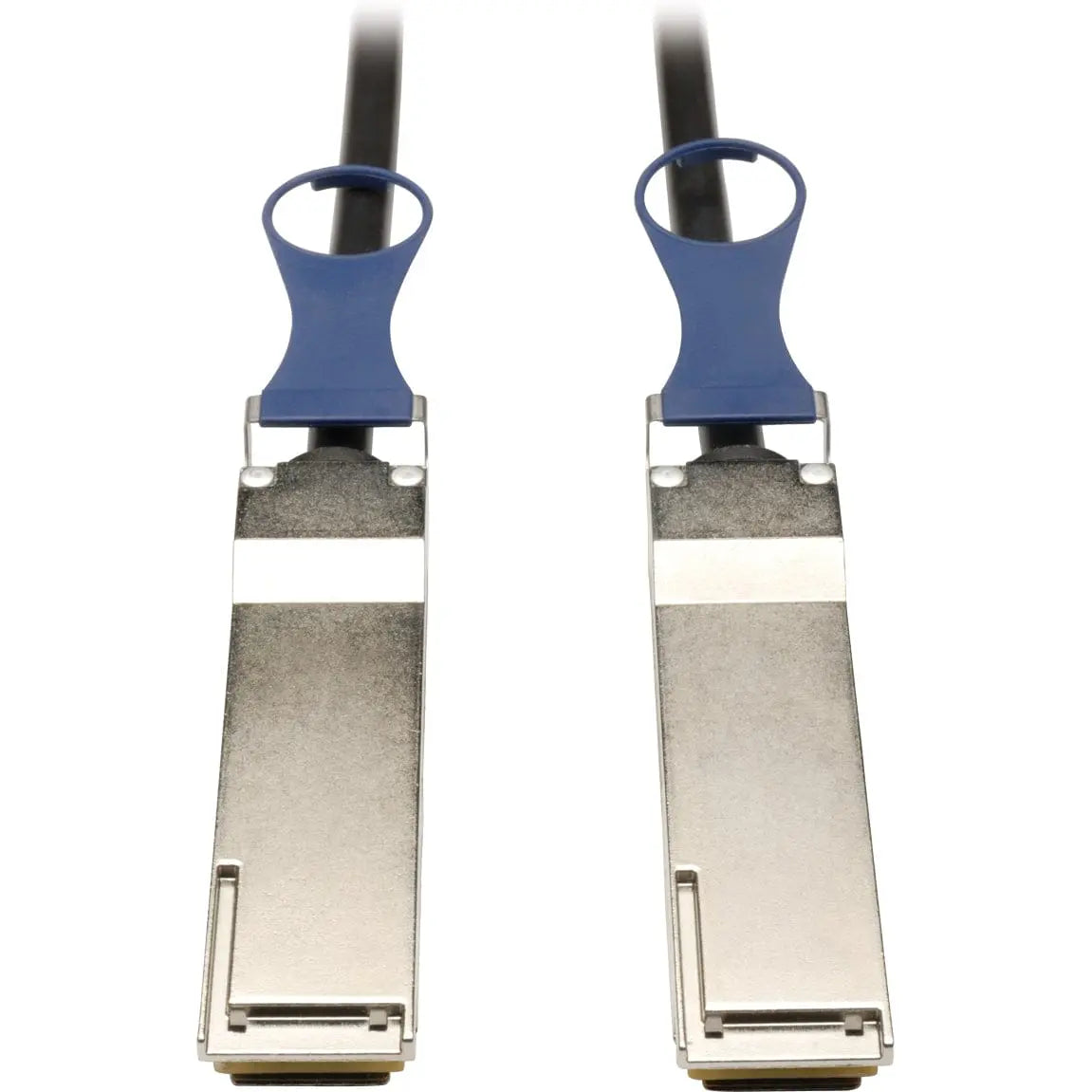 EATON Tripp Lite 1M QSFP+ to QSFP+ 40Gb Passive DAC Copper Infiniband Cable QSFP-H40G-CU1M Compatible 3ft - QSFP+ for Network Device - Patch Cable - 3.28 ft - 1 x SFF-8436 Male QSFP+ - 1 x SFF-8436 Male QSF...  - N282-01M-BK