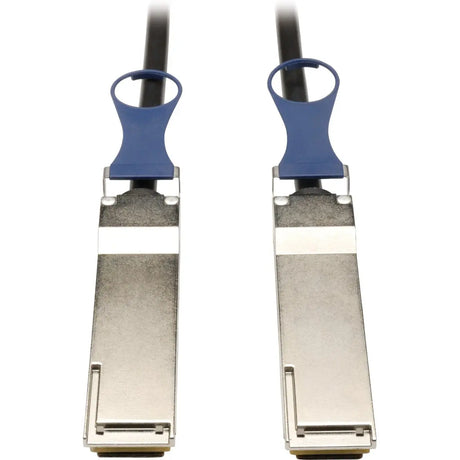 EATON Tripp Lite 1M QSFP+ to QSFP+ 40Gb Passive DAC Copper Infiniband Cable QSFP-H40G-CU1M Compatible 3ft - QSFP+ for Network Device - Patch Cable - 3.28 ft - 1 x SFF-8436 Male QSFP+ - 1 x SFF-8436 Male QSF...  - N282-01M-BK
