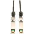 Tripp Lite 1M SFP+ 10Gbase-CU Twinax Passive Copper Cable SFP-H10GB-CU1M Compatible Black 3ft 3' - SFP+ for Network Device - 3.28 ft - 1 x SFF-8431 Male SFP+ - 1 x SFF-8431 Male SFP+ - Black - N280-01M-BK EATON