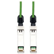EATON Tripp Lite 1M SFP+ 10Gbase-CU Twinax Passive Copper Cable SFP-H10GB-CU1M Compatible Green 3ft 3' - Twinaxial for Network Device - 3.28 ft - 1 x SFF-8431 Male SFP+ - 1 x SFF-8431 Male SFP+ - Green - N280-01M-GN