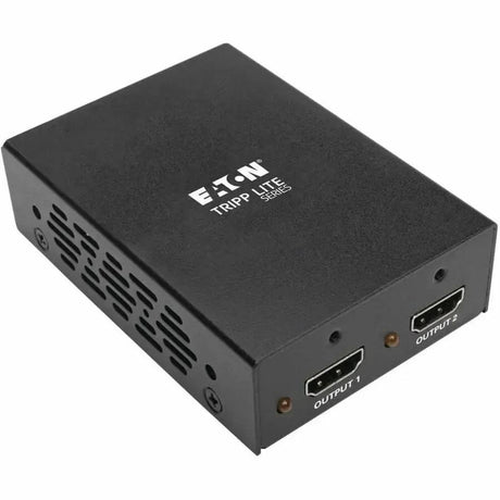 EATON Tripp Lite 2-Port 3D 4K HDMI Splitter, HDMI 2.0, HDCP 2.2 UHD 4K @ 60Hz, HDR, TAA - 3840 × 2160 - 22.97 ft Maximum Operating Distance - HDMI In - HDMI Out - Metal - TAA Compliant - B118-002-UHD-2