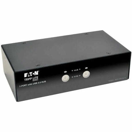 EATON Tripp Lite 2-Port DisplayPort KVM Switch w/Audio, Cables and USB 3.0 SuperSpeed Hub - 2 Computer(s) - 1 Local User(s) - 2560 x 1600 - 6 x USB - 3 x DisplayPort - B004-DPUA2-K