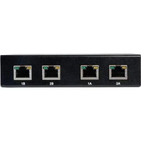 EATON Tripp Lite 2-Port Dual Display DVI over Cat5 / Cat6 Extender Video Splitter TAA - 2 Input Device - 4 Output Device - 200 ft Range - 4 x Network (RJ-45) - 2 x DVI In - Full HD - 1920 x 1080 - Twinaxial...  - B140-002-DD