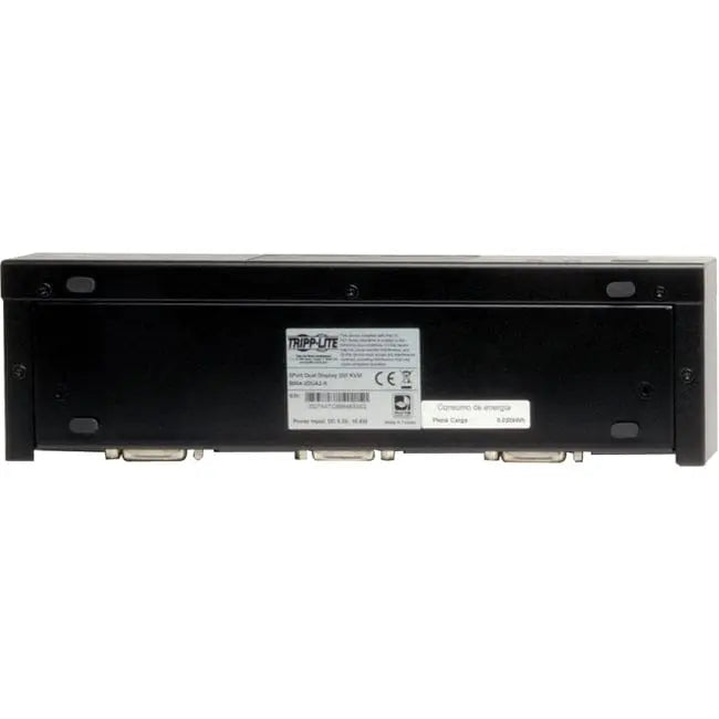 EATON Tripp Lite 2-Port Dual Monitor DVI KVM Switch with Audio and USB 2.0 Hub, Cables included - 2 Computer(s) - 1 Local User(s) - 2560 x 1600 - 1 x Network (RJ-45) - 5 x USB - 6 x DVI - Desktop - TAA Comp...  - B004-2DUA2-K