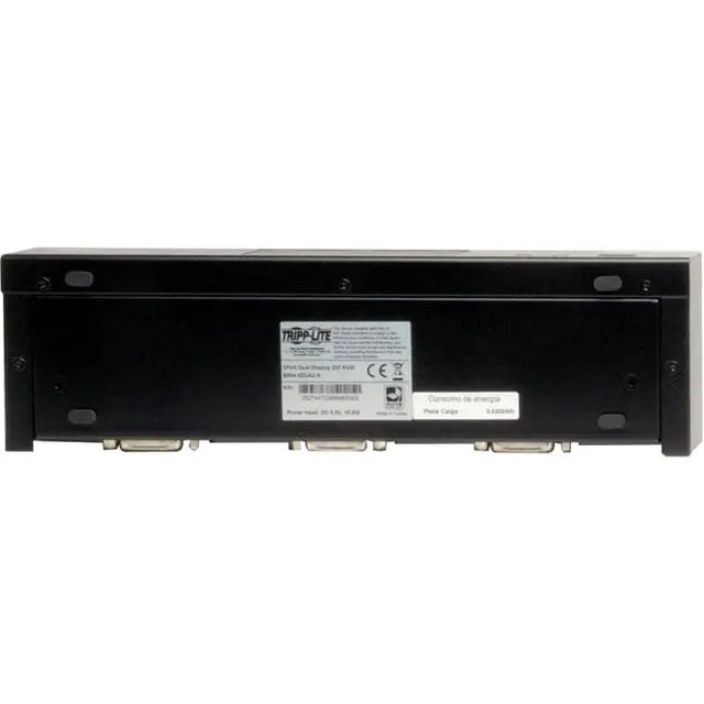 EATON Tripp Lite 2-Port Dual Monitor DVI KVM Switch with Audio and USB 2.0 Hub, Cables included - 2 Computer(s) - 1 Local User(s) - 2560 x 1600 - 1 x Network (RJ-45) - 5 x USB - 6 x DVI - Desktop - TAA Comp...  - B004-2DUA2-K