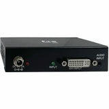 EATON Tripp Lite 2-Port DVI Splitter with Audio and Signal Booster, Single-Link 1080p @ 60 Hz (DVI-D F/2xF), International Plug Adapters, TAA - 1920 x 1200 - 80 ft Maximum Operating Distance - Audio Line In - B116-002A-INT