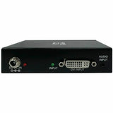EATON Tripp Lite 2-Port DVI Splitter with Audio and Signal Booster, Single-Link 1080p @ 60 Hz (DVI-D F/2xF), International Plug Adapters, TAA - 1920 x 1200 - 80 ft Maximum Operating Distance - Audio Line In - B116-002A-INT