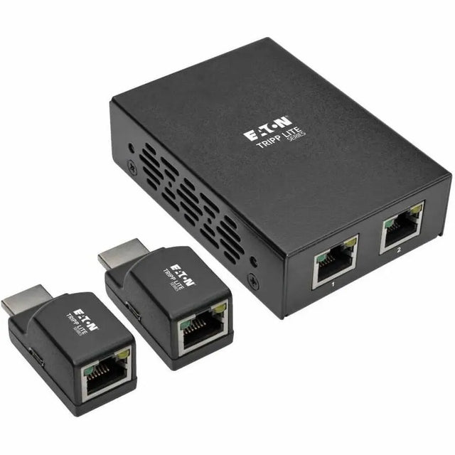 EATON Tripp Lite 2-Port HDMI Over Cat5 Cat6 Extender Kit Power Over Cable, 1080p @ 60Hz TAA - Box Style transmitter, 2 Mini Receivers - B126-2P2M-POC