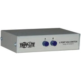 EATON Tripp Lite 2-Port Manual VGA/SVGA Video Switch 3x HD15F Metal - 1600 x 1280 - VGA, SVGA - 2 Input Device - 1 Output device - 2 x VGA In - 1 x VGA Out - B112-002-R