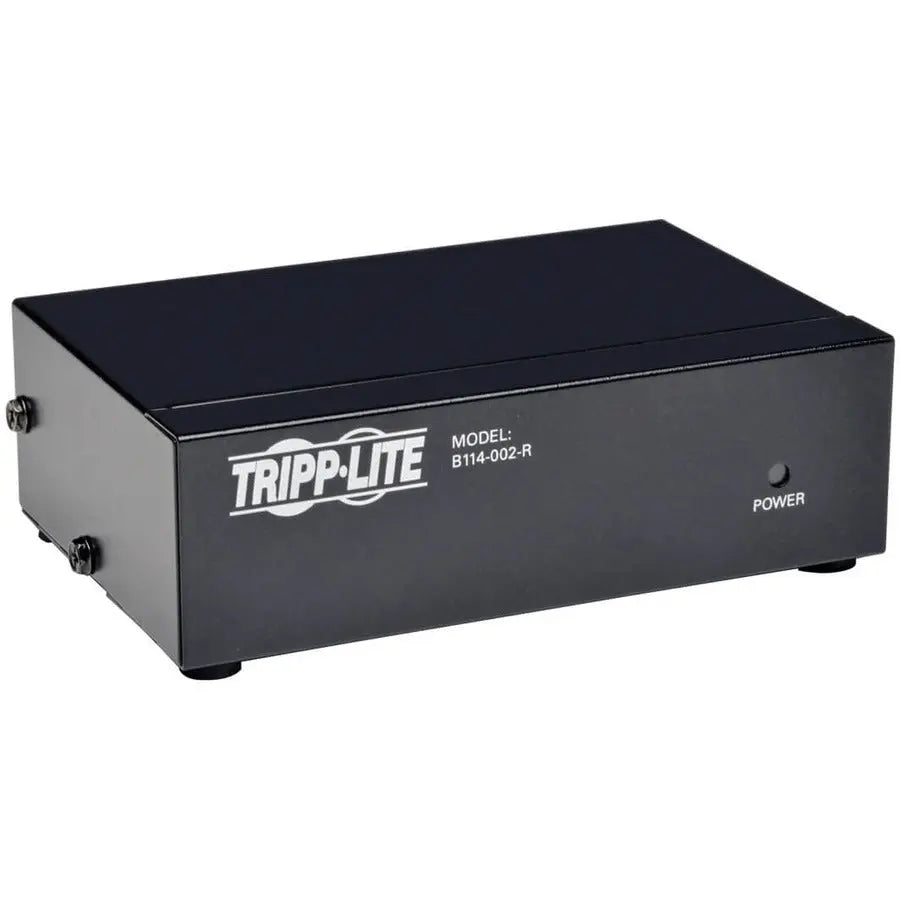 EATON Tripp Lite 2-Port VGA / SVGA Video Splitter Signal Booster High Resolution Video - 2048 x 1536 - QXGA - 1 x 2 - Computer2 x VGA Out - B114-002-R