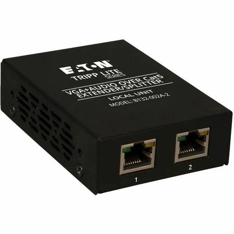 EATON Tripp Lite 2-Port VGA with Audio over Cat5 / Cat6 Extender Splitter, Transmitter - with EDID Copy, 1920x1440 at 60Hz - B132-002A-2