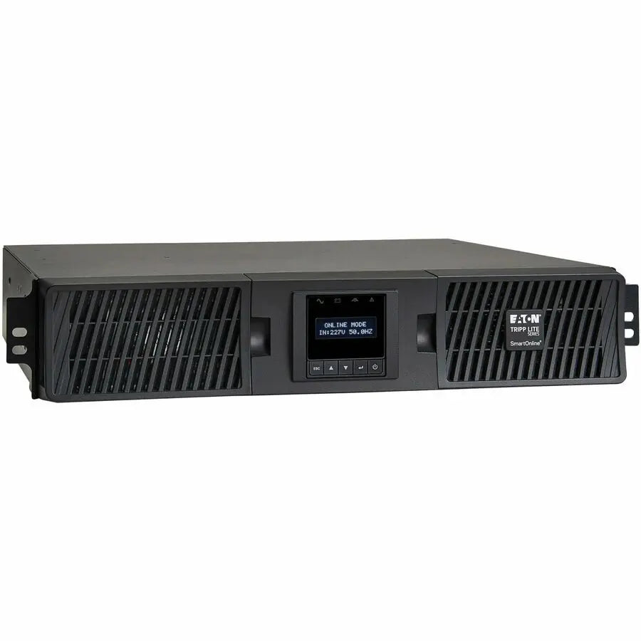 EATON Tripp Lite 208/230V 1000VA 900W Double-Conversion UPS - 6 Outlets, Extended Run, Card Slot, LCD, USB, DB9, 2U - 2U Rack-mountable - 4.10 Hour Recharge - 4.70 Minute Stand-by - 230 V AC Output - SUINT1000LCD2U