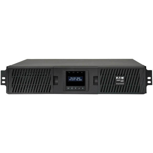 EATON Tripp Lite 208/230V 1000VA 900W Double-Conversion UPS - 6 Outlets, Extended Run, Card Slot, LCD, USB, DB9, 2U - 2U Rack-mountable - 4.10 Hour Recharge - 4.70 Minute Stand-by - 230 V AC Output - SUINT1000LCD2U