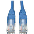 EATON Tripp Lite 20ft Cat5e / Cat5 350MHz Snagless Patch Cable RJ45 M/M Blue 20' - 20 ft Category 5e Network Cable for Network Device - First End: 1 x RJ-45 Network - Male - Second End: 1 x RJ-45 Network - ...  - N001-020-BL
