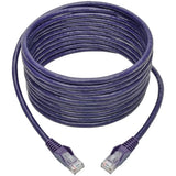 EATON Tripp Lite 20ft Cat6 Gigabit Snagless Molded Patch Cable RJ45 M/M Purple 20' - 20ft - 1 x RJ-45 Male - 1 x RJ-45 Male - Purple - N201-020-PU