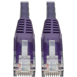 EATON Tripp Lite 20ft Cat6 Gigabit Snagless Molded Patch Cable RJ45 M/M Purple 20' - 20ft - 1 x RJ-45 Male - 1 x RJ-45 Male - Purple - N201-020-PU