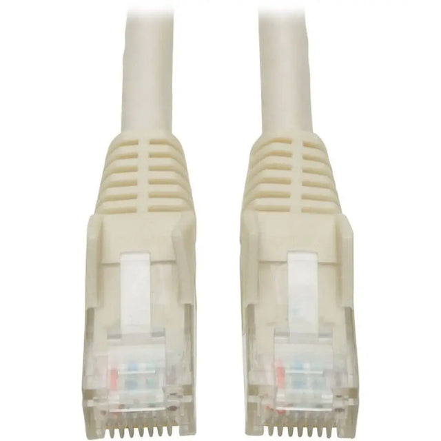 EATON Tripp Lite 20ft Cat6 Gigabit Snagless Molded Patch Cable RJ45 M/M White 20' - 20ft - 1 x RJ-45 Male - 1 x RJ-45 Male - White - N201-020-WH