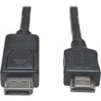 EATON Tripp Lite 20ft DisplayPort to HDMI Adapter Converter Cable Video / Audio M/M - DisplayPort/HDMI for Audio/Video Device, Graphics Card, Projector, Monitor, TV - 20 ft - 1 x DisplayPort Male Digital Au...  - P582-020
