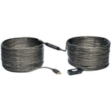 EATON Tripp Lite 20M USB 2.0 Hi-Speed Active Extension Repeater Cable USB-A M/F 65ft 20 Meter - 65.62 ft Maximum Operating Distance - Network (RJ-45) - U026-20M