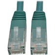 EATON Tripp Lite 25ft Cat6 Gigabit Molded Patch Cable RJ45 M/M 550MHz 24AWG Green - Category 6 for Network Device, Router, Modem, Blu-ray Player, Printer, Computer - 128 MB/s - Patch Cable - 25 ft - 1 x RJ-...  - N200-025-GN