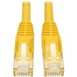 EATON Tripp Lite 25ft Cat6 Gigabit Snagless Molded Patch Cable RJ45 M/M Yellow 25' - 25ft - 1 x RJ-45 Male - 1 x RJ-45 Male - Yellow - N201-025-YW