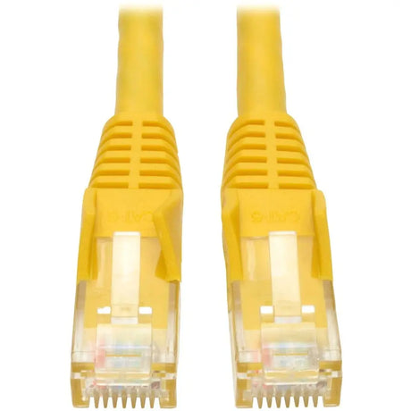 EATON Tripp Lite 25ft Cat6 Gigabit Snagless Molded Patch Cable RJ45 M/M Yellow 25' - 25ft - 1 x RJ-45 Male - 1 x RJ-45 Male - Yellow - N201-025-YW