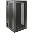 EATON Tripp Lite 26U Wall Mount Rack Enclosure Server Cabinet Swinging Hinged Door Deep - For UPS - 26U Rack Height x 19" Rack Width x 24.50" Rack Depth - Wall Mountable - Black - Steel - 250 lb Maximum Wei - SRW26USDP