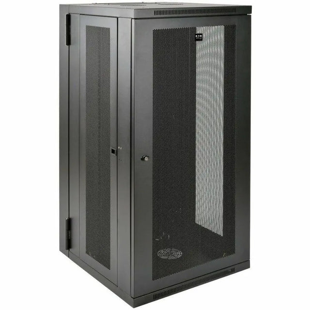 EATON Tripp Lite 26U Wall Mount Rack Enclosure Server Cabinet Swinging Hinged Door Deep - For UPS - 26U Rack Height x 19" Rack Width x 24.50" Rack Depth - Wall Mountable - Black - Steel - 250 lb Maximum Wei - SRW26USDP