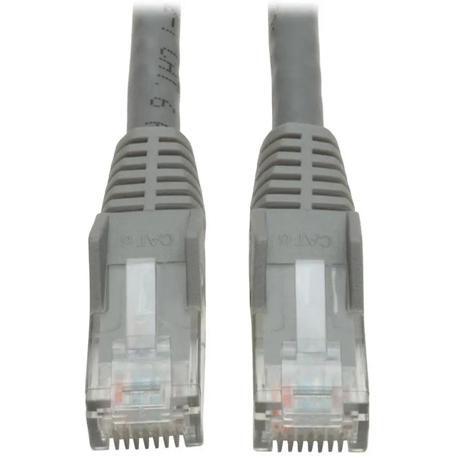 EATON Tripp Lite 2ft Cat6 Gigabit Snagless Molded Patch Cable RJ45 M/M Gray 2' - 2ft - Gray - N201-002-GY