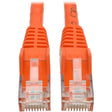EATON Tripp Lite 2ft Cat6 Gigabit Snagless Molded Patch Cable RJ45 M/M Orange 2' - 61cm - 1 x RJ-45 Male - 1 x RJ-45 Male - Orange - N201-002-OR