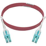 EATON Tripp Lite 2M 10Gb Duplex Multimode Fiber Patch Cable 50/125 OM4 LC/LC LSZH - Fiber Optic for Network Device - 12.50 GB/s - Patch Cable - 6.56 ft - 2 x LC Male Network - 2 x LC Male Network - 50/125 &...  - N821-02M-MG-T