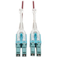 EATON Tripp Lite 2M 10Gb Duplex Multimode Fiber Patch Cable 50/125 OM4 LC/LC LSZH - Fiber Optic for Network Device - 12.50 GB/s - Patch Cable - 6.56 ft - 2 x LC Male Network - 2 x LC Male Network - 50/125 &...  - N821-02M-MG-T