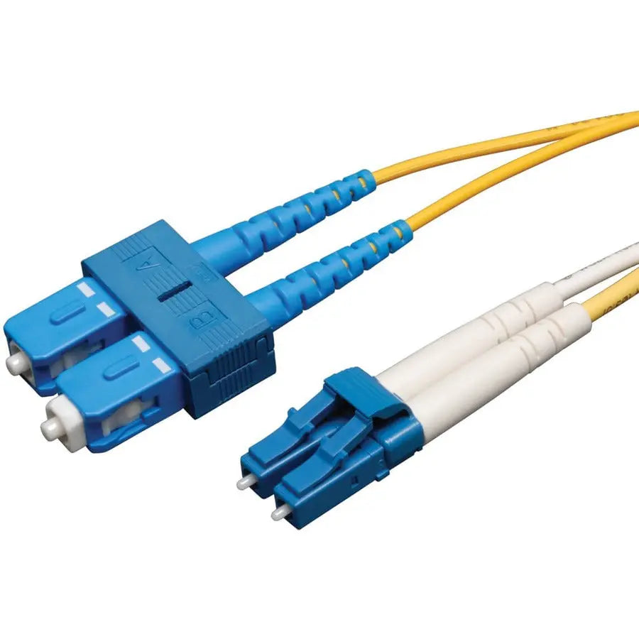 Tripp Lite 2M Duplex Singlemode 9/125 Fiber Optic Patch Cable LC/SC 6' 6ft 2 Meter - LC - SC - 6.56ft - N366-02M EATON