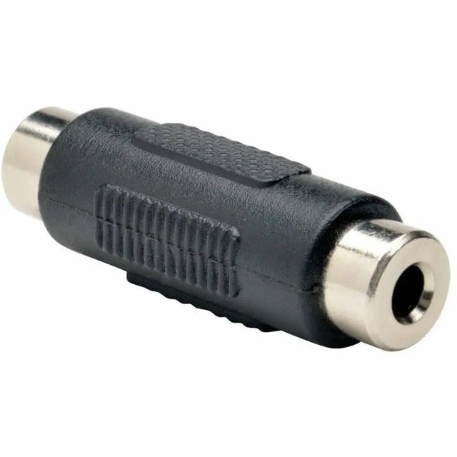EATON Tripp Lite 3.5mm to 3.5mm Mini Stereo Audio Coupler Extender F/F - 1 x Mini-phone Female Stereo Audio - 1 x Mini-phone Female Stereo Audio - Gold-plated Contacts - Black - P310-000