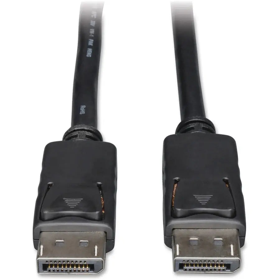 EATON Tripp Lite 3' Displayport Digital Video Audio Cable 4Kx2K 1080p Latches - (M/M) 3-ft. - P580-003