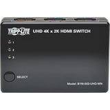 EATON Tripp Lite 3 Port HDMI Mini Switch for Video and Audio 4K x 2K UHD 30 Hz - 3840 × 2160 - 4K - 3 x 1 - 1 x HDMI Out - B119-003-UHD-MN