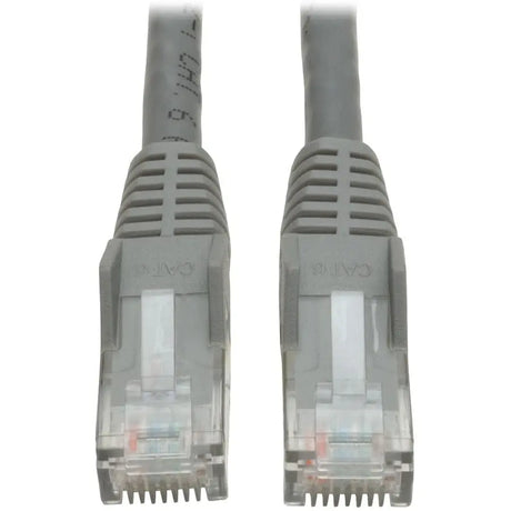 EATON Tripp Lite 30ft Cat6 Gigabit Snagless Molded Patch Cable RJ45 M/M Gray 30' - 30 ft Category 6 Network Cable for Network Device - First End: 1 x RJ-45 Network - Male - Second End: 1 x RJ-45 Network - M...  - N201-030-GY