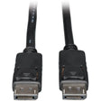 EATON Tripp Lite 30ft DisplayPort Cable with Latches Video / Audio DP 4K x 2K M/M - DisplayPort for Monitor, Audio Device, Home Theater System - 30 ft - 1 x DisplayPort Male Digital Audio/Video - 1 x Displa...  - P580-030
