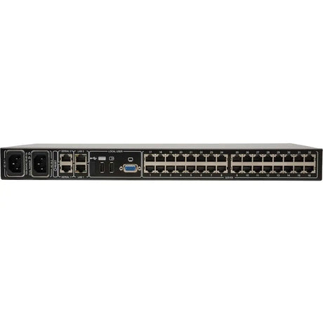 EATON Tripp Lite 32-Port Cat5 IP KVM Switch 1 Local 2 Remote 16 USB Dongles Rackmount - 32 Computer(s) - 1 Local User(s) - 2 Remote User(s) - 1920 x 1080 - 36 x Network (RJ-45) - 2 x USB1 x VGA - Rack-mount...  - B072-032-IP2-K