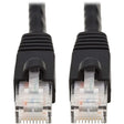 EATON Tripp Lite 3ft Augmented Cat6 Cat6a Snagless 10G Patch Cable RJ45 M/M Black 3' - 3 ft Category 6a Network Cable for Network Device - First End: 1 x RJ-45 Network - Male - Second End: 1 x RJ-45 Network...  - N261-003-BK