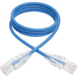 EATON Tripp Lite 3ft Cat6 Gigabit Snagless Molded Slim UTP Patch Cable RJ45 M/M Blue 3' - 3 ft Category 6 Network Cable for Network Device, Switch, Router, Server, Modem, Printer, Computer - First End: 1 x ...  - N201-S03-BL