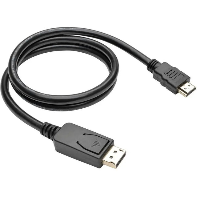 EATON Tripp Lite 3ft DisplayPort to HDMI / DP to HDMI Adapter Active Converter DP 1.2 M/M - DisplayPort/HDMI for Audio/Video Device, Monitor, Projector, TV, Graphics Card - 3 ft - 1 x DisplayPort Male Digit...  - P582-003-V2