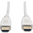 EATON Tripp Lite 3ft High Speed HDMI Cable Digital Video with Audio 4K x 2K M/M White 3' - HDMI for Audio/Video Device, Home Theater System, TV, LCD TV, Projector, Blu-ray Player, iPad - 3 ft - 1 x HDMI Mal...  - P568-003-WH