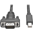 EATON Tripp Lite 3ft Mini DisplayPort to VGA Adapter Active Converter mdp to VGA 1920 x 1200 DPort 1.2 M/M - DisplayPort/VGA for Video Device, Projector, TV, Graphics Card, Monitor - 3 ft - 1 x HD-15 Male V - P586-003-VGA-V2