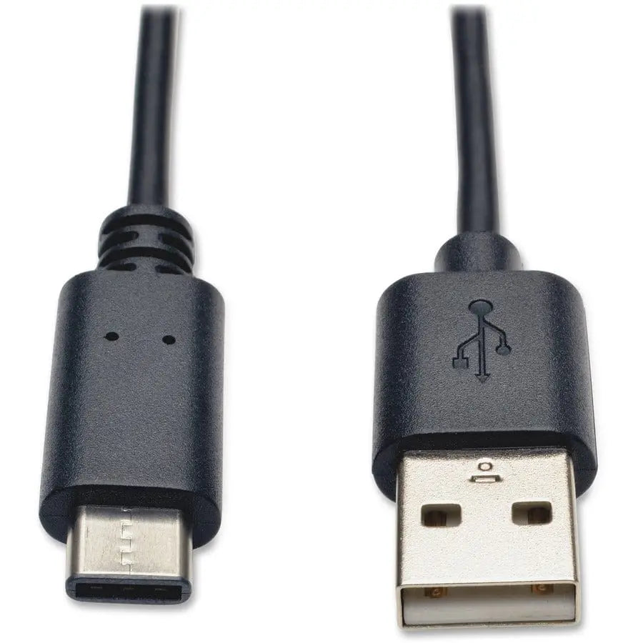 EATON Tripp Lite 3ft USB 2.0 Hi-Speed Cable A Male to USB Type-C USB-C Male 3' - USB for Ultrabook, Computer, Notebook - 60 MB/s - 3 ft - 1 x Type A Male USB - 1 x Type C Male USB - Gold-plated Contacts, Ni...  - U038-003
